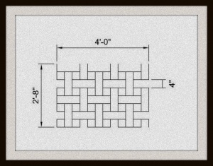        - Basketweave Open 4X2