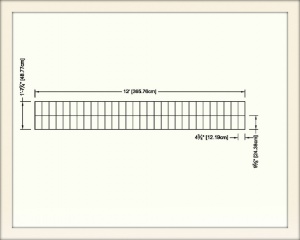      ()  - Double Stacked Brick Border - S