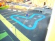 Шаблон  для штамповки асфальта - Four Square Grid