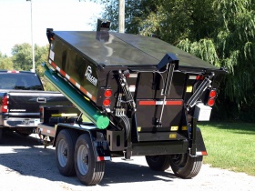 Термос - бункер, рециклер на прицепе  -  6-ton Dump Box-Recycler
