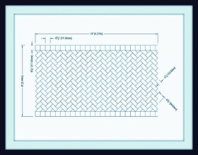     () - DHB 2xTile Border 8X14 SR-120