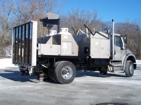 Автономный комплекс инфракрасного ремонта на грузовике 4 Ton TMV