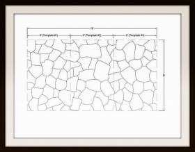 Металлический шаблон для декорирования асфальта - Thompson Stone 18X10