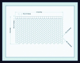     () - DHB 1xTile Border 8x14 SR-120