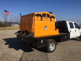 Термос-бункер для асфальта KM 8000SX 4 Ton Skid Mount 