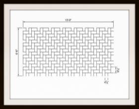      - Herringbone 13X6