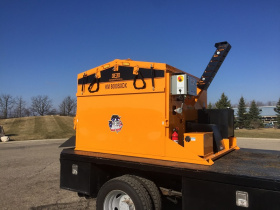 Термос-бункер для асфальта KM 8000SX 4 Ton Skid Mount 