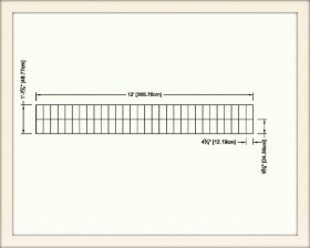      ()  - Double Stacked Brick Border - S