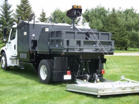 Автономный комплекс инфракрасного ремонта на грузовике 4 Ton TMV