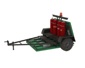 Установка инфракрасного нагрева асфальта SG-300-TD