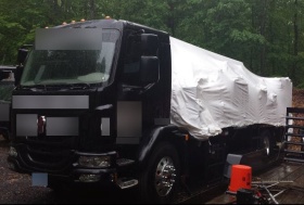  Автономный комплекс для ямочного ремонта на шасси грузовика- Kenworth K270 HDE-2THBR Infrared Hotbox. 