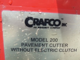   Crafco Model 200 Router 30 HP