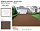 Декорирование асфальта: шаблон Ashlar Slate в цвете Brick