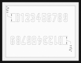      -   - Classic Numbers - Full Kit