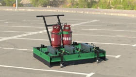Установка инфракрасного нагрева асфальта SG-200-JPVT