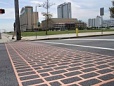 Декоративная дорожная разметка термопластиком
