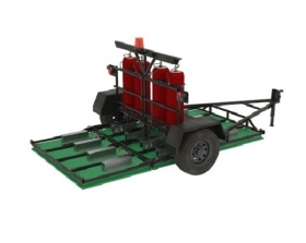 Установка инфракрасного нагрева асфальта SG-300-TD