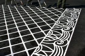 Макет из термопластика - Диагональная плитка - Diagonal Tile