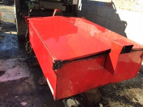Термос бункер для горячего асфальта на раме 2015 Falcon 4 Ton Hot Box