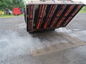 Автономный комплекс для ямочного ремонта на прицепе Infrared 2 Ton Hotbox