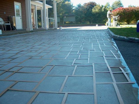 Декоративная отделка асфальта StencilCoat
