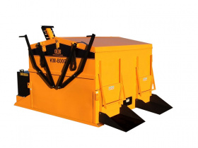 Термос-бункер для асфальта KM 8000SX 4 Ton Skid Mount 