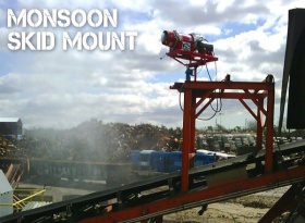 Установка для пылеподавления и туманообразования на раме Skid Mount