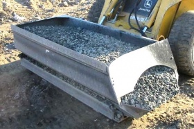 Гидравлический боковой ковш Skidsteer Side Dump Bucket