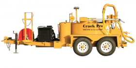Плавильный котел-заливщик на прицепе CP--260 CrackPro Heated Hose Machine