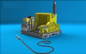 Установка высокого давления на раме - HT5000-Power Hog 