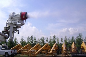 Установка для пылеподавления и туманообразования на раме Skid Mount