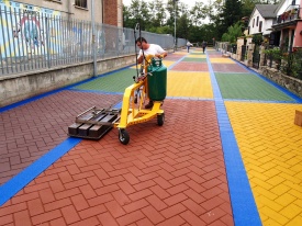 Преимущества декоративного и цветного асфальта