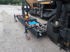 Инфракрасный нагреватель продольных швов ИКН SP-100 на асфальтоукладчик